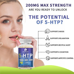 Capsule di 5-HTP per Aumento della Serotonina e Riduzione dell'Ansia, Integratori Alimentari per Adulti, Disponibile OEM - Product Image 4