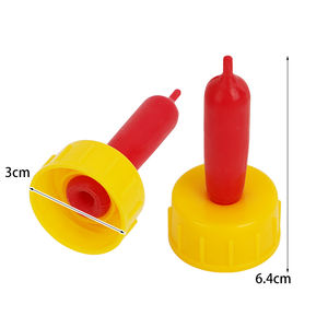 Dot lembut domba hewan tahan lama, plastik dot pemberi makan susu domba bayi kambing - Product Image 4