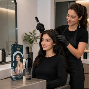 Tinte para el Cabello con Fragancia CHUYAN, Sin Olor Químico, Acabado Vibrante y Brillante para Refrescar el Cabello Diariamente, Precio Directo de Fábrica, GMPC ISO Ce - Product Image 5
