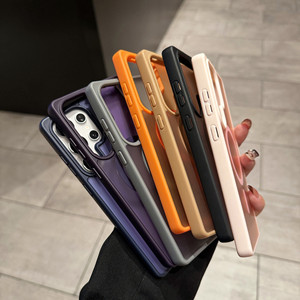 <span class=keywords><strong>Funda</strong></span> Cargadora Inalámbrica Híbrida Transparente con Acabado Mate para Samsung S25 S24 S23 <span class=keywords><strong>S22</strong></span> <span class=keywords><strong>Ultra</strong></span> Plus A56 A36 A16 A55 A35, Cubierta Magnética - Product Image 3