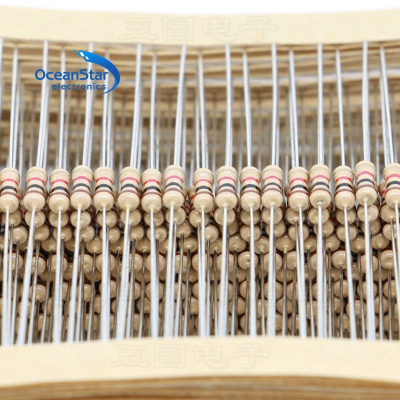 Карбоновый пленочный резистор 1/4 Вт 1 Вт 2 Вт точность 5% 33 36 100 220 470 910 1K 2K 4,7 K 7,5 K 10K 24K 100K 1M все имеет