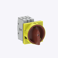 HABOO 3P 800V 25/32/40/63/80/100A interruptor aislador selector de desconexión de candado con Control de potencia de Panel de encendido-apagado