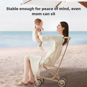 Cochecito de Bebé Plegable Ligero y <span class=keywords><strong>Compacto</strong></span> con Marco de Aleación de Aluminio, Capacidad de Carga de 20 kg, <span class=keywords><strong>Carrito</strong></span> de Bolsillo para Bebés de 0 a 3 Años - Product Image 5