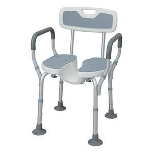 Yuehu Aluminum Alloy <b>Shower</b> <b>Chair</b> U Shaped Anti Slip Seat For Elderly Pregnant Women Bathroom Home Use - Product Image 2