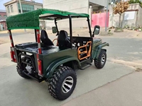 Mini Jeep ATV hybride RC 4 places tout-terrain pour la chasse, certifié CE, 150-250 CV, batterie au plomb-acide, couleur personnalisée, garantie 2 ans