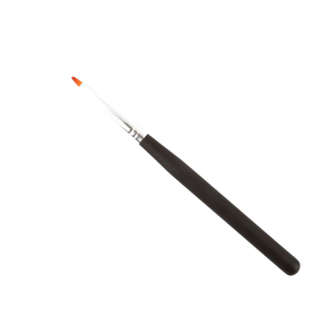 Pinceau de nail art coloré à manche en bois sablé, poils en nylon sertis, pour dessin de lignes, sculpture et délimitation, idéal pour la manucure au gel de photothérapie - Product Image 3