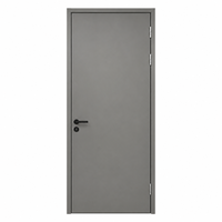 Puerta de Seguridad Yomoga Insonorizada y Resistente a la Humedad, Marco de Aluminio y Madera Ecológica, Puerta de Entrada, Puerta Interior, Puertas Divisorias, Duradera, para Hotel