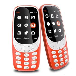 Téléphone portable classique rouge <span class=keywords><strong>3310</strong></span> 2.4 double SIM, téléphone de secours, sans vidéo, sans publicité, sans application accrocheuse, vie simple, 1200 mAh - Product Image 3