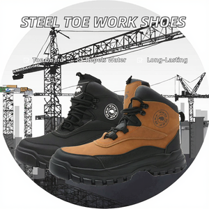 Nuove <span class=keywords><strong>Scarpe</strong></span> Antinfortunistiche Protettive, Resistenti agli Schizzi e all'Acqua, con Punta in Acciaio per Cantieri Edili e Fabbriche - Product Image 2