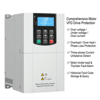 Variateur de fréquence solaire 380V VFD 900V CC 7,5KW 11KW 15KW, petit convertisseur de fréquence pour pompe solaire à eau, moteur triphasé