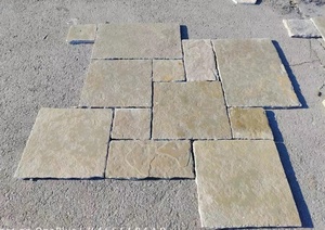 Pavé à motif français Carreau <span class=keywords><strong>de</strong></span> marbre travertin beige Design moderne <span class=keywords><strong>Sol</strong></span> d'intérieur poli Antique aiguisé <span class=keywords><strong>Piscine</strong></span> Coping Comptoir <span class=keywords><strong>Dalle</strong></span> - Product Image 4