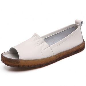 Nouvelles sandales blanches antidérapantes à bout ouvert pour femmes, modèle 2026, à enfiler, pour femmes enceintes - Product Image 1