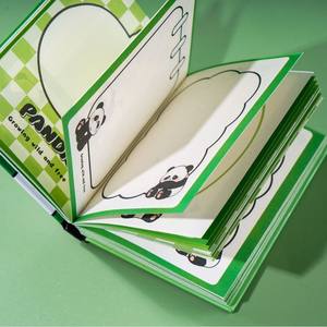 Yubon สมุดลายการ์ตูนแพนด้าแบบบิดได้เพื่อความผ่อนคลายสมุดโน้ตบิดทรงไข่แบบกลไกการบีบอัดเครื่อง<span class=keywords><strong>เขียน</strong></span>ปริศนากระเป๋า<span class=keywords><strong>ขายส่ง</strong></span> - Product Image 4