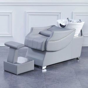 Fauteuil de lavage de luxe entièrement automatique avec système de circulation d'eau pour enfants et adultes, disponible en salon de coiffure - Product Image 4