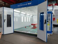 Cabine de peinture automobile de qualité professionnelle sur mesure avec brûleur Riello 100000Kcal/H pour atelier de carrosserie