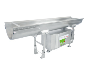 Convoyeur Rétractable à <span class=keywords><strong>Retrait</strong></span> Rapide pour Ligne d'Emballage Alimentaire, Snacks et Aliments Surgelés, Personnalisable en Acier Inoxydable - Product Image 3