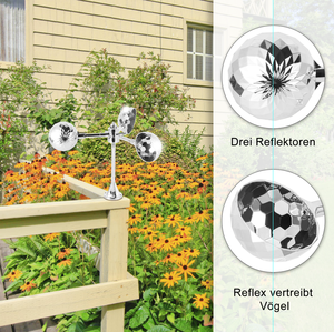 Solar <strong>Powered</strong> <strong>Wind</strong> <strong>Bird</strong> <strong>Repellent</strong>, Laser <strong>Flash</strong> <strong>Bird</strong> <strong>Repellent</strong>, No <strong>Bird</strong> <strong>Repellent</strong> Around - Product Image 6