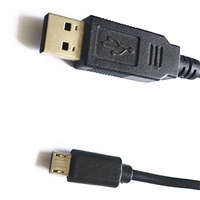 Usb UART ttl a micro USB 5P cable intermitente Cable de cepillo micro USB