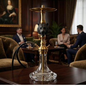 Chicha Maklaud Tiger Hookah Maklaud Beast Predator, chicha de luxe en acier inoxydable, narguilé, édition limitée Beast Stem - Product Image 2