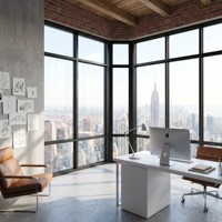 Ventanas Extra Grandes con Marco de Aleación de Aluminio y Vidrio Templado Fijo para Exteriores, Ventanas de Piso a Techo