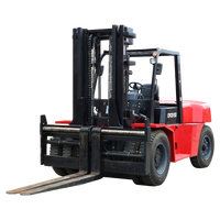 Chariot élévateur diesel lourd TAIJIN 10 tonnes CPCD100 pour conteneurs avec moteur Quanchai, prix usine