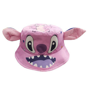 Sombrero de Pescador XUX de 55 cm con Orejas Grandes de Stitch, Doble Cara, Sombrero de Protección Solar para Niños, Venta al por Mayor - Product Image 3