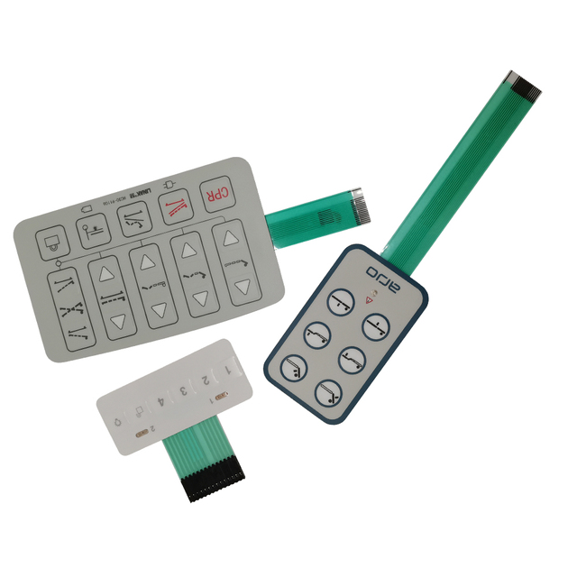 Custom Waterproof Membrane Switch PET PC PCB Matrix Keyboard With Round Square Dome