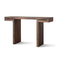 Table console multifonctionnelle en bois massif de noyer noir d'Amérique du Nord, style minimaliste italien, meubles pour la maison, entrée, couloir