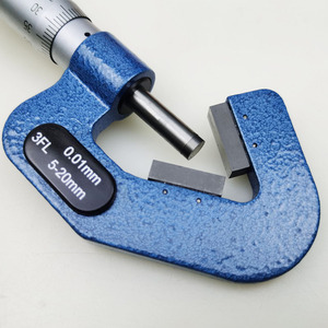 Qinghai Qingliang Outside <b>Micrometer</b> 5-20mm 0.01mm Resolution For Precision Measurement - Product Image 1