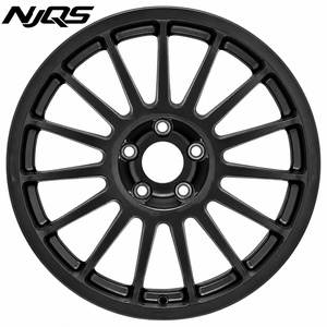 Rines Forjados NJQS para Auto, 18 y 19 Pulgadas, Monobloque, Negros, Personalizados, de Aleación, para Subaru WRX, Mitsubishi Lancer Evo, <span class=keywords><strong>Toyota</strong></span> <span class=keywords><strong>Yaris</strong></span> <span class=keywords><strong>GR</strong></span> - Product Image 1