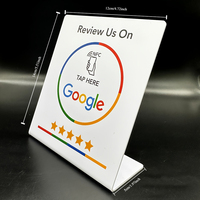 Porte-cartes NFC en PVC personnalisable avec logo, 13,56 MHz, durable, pour les avis sur les réseaux sociaux, 504 octets de stockage, avis Google