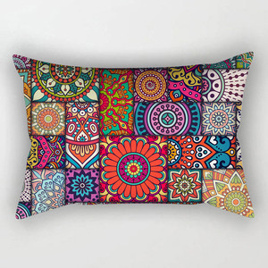Funda de cojín de mandala, funda de almohada con diseño vintage de poliéster de <span class=keywords><strong>30x50</strong></span>, <span class=keywords><strong>cojines</strong></span> decorativos para sofá, funda de almohada para decoración del hogar - Product Image 5