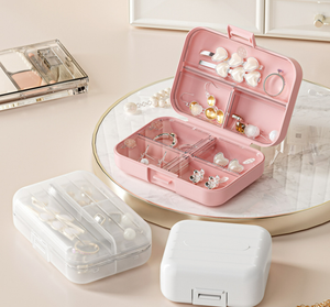 <b>Pill</b> Box Organizer for Earrings Rings Necklaces Bracelets Plastic Bead Storage <b>Containers</b> for Crafts Gift for Women Gril - Product Image 1