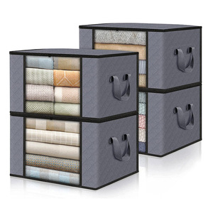Caja de almacenamiento plegable de gran tamaño, plegable, estándar, resistente, para niños, cesta de almacenamiento de tela para bebés - Product Image 1