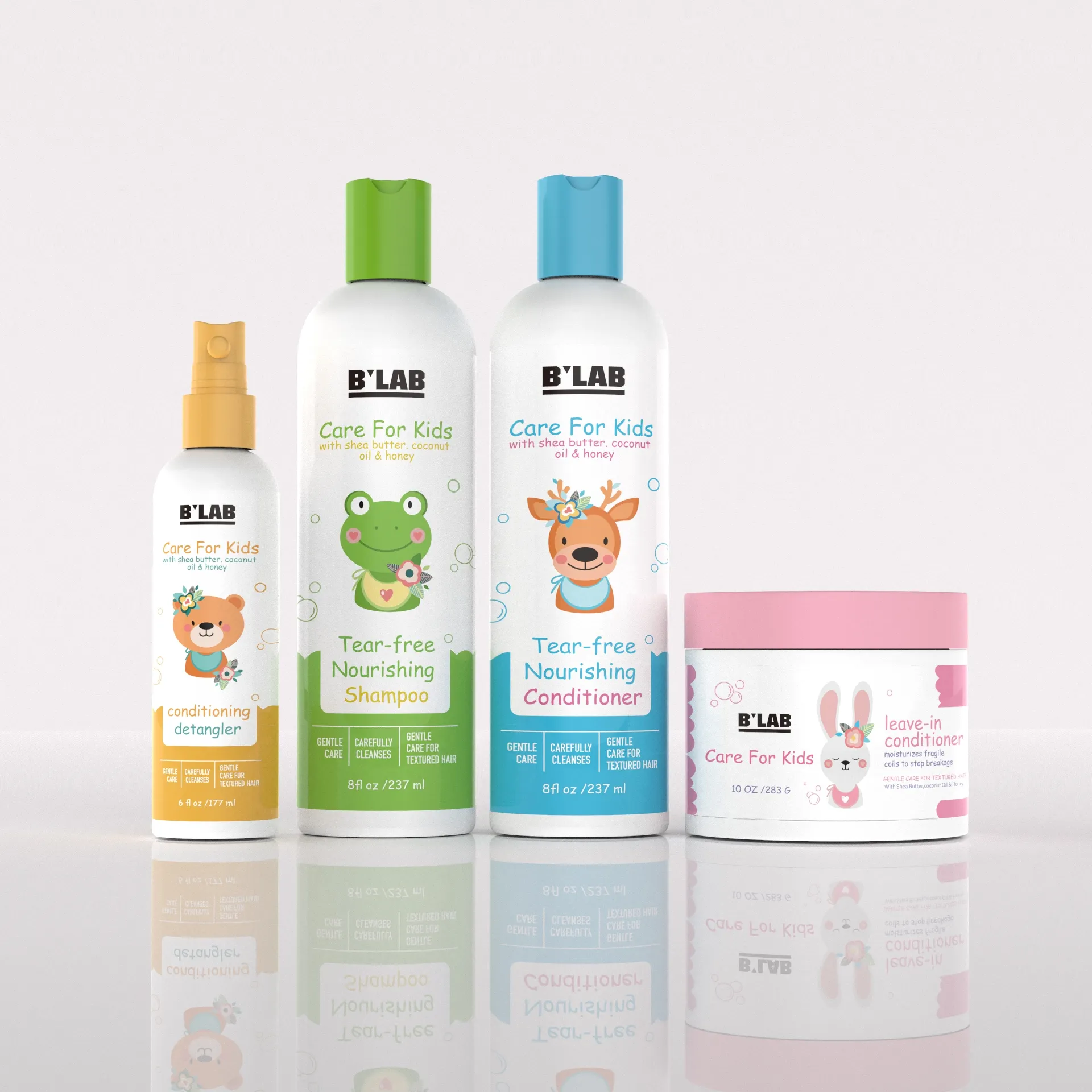 Private Label Kids Haarpflege set Haar Shampoo Natural Lice Tear Free Shampoo für Kinder