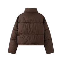 Vestes matelassées d'hiver épaisses et chaudes pour femmes, modèle 2026, avec logo personnalisé OEM/ODM, style bomber, pour l'extérieur
