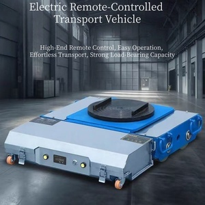 Chariot de transport électrique à trois roues avec plateau en fonte, patins antidérapants - Haute capacité de charge pour ateliers et chantiers de construction - Product Image 5