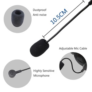 Walkie Talkie tai nghe trên tai nghe k/m cắm tiếng ồn hủy bỏ tai nghe với <span class=keywords><strong>mic</strong></span> 1 pin hai cách phát thanh tai nghe - Product Image 5