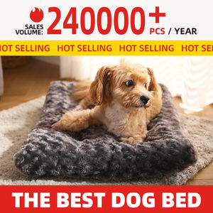 Bestseller 240.000 Einheiten verkauft ein Jahr Haustier-Kartusche-Matratze Bett waschbar plüsch weich beruhigend flauschig Hundekartusche-Matte - Product Image 2