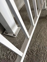 Balustrade de balcon en acier galvanisé anti-rouille, conforme aux codes, en acier zingué thermolaqué résistant aux intempéries