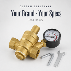 <span class=keywords><strong>Regulador</strong></span> <span class=keywords><strong>de</strong></span> Presión <span class=keywords><strong>de</strong></span> <span class=keywords><strong>Agua</strong></span> <span class=keywords><strong>de</strong></span> Latón con Manómetro para Línea <span class=keywords><strong>de</strong></span> Suministro <span class=keywords><strong>de</strong></span> <span class=keywords><strong>Agua</strong></span> en Edificios Residenciales y Comerciales - Product Image 1