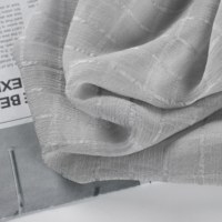 5504 Tissu en polyester satiné à rayures écossaises respirant pour foulards, idéal pour le Ramadan, l'Aïd, l'Arabie Saoudite, Dubaï et le marché du Golfe