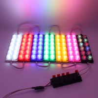 Module lumineux LED latéral de haute qualité SMD2835 12 puces bleu/jaune super luminosité extérieur étanche IP65 boîte lumineuse DC12V/24V