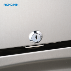 Taman Villa anti-sidik jari baja tahan karat rumah tangga taman bar luar ruangan dalam ruangan bawah ganda laci kulkas - Product Image 5