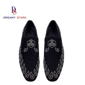 Chaussures habillées légères d'automne pour hommes, faites à la main, en cuir véritable peint à la main, de haute qualité, confortables, à enfiler, avec logo personnalisé, marque originale - Product Image 3