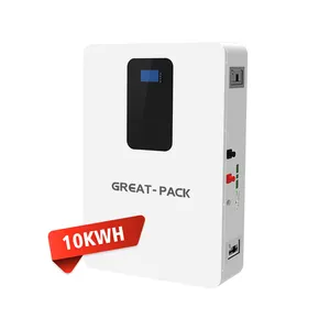 10 Years Warranty 48v 200ah Home Energy Battery Storage Power Wall 5kwh 10kwh Wall Mounted Battery