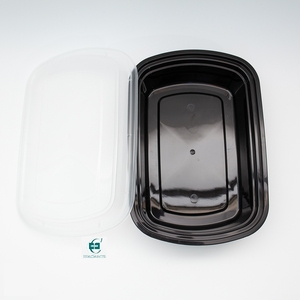 Premium Disposable PP Plastic Food <b>Containers</b>, BPA-Free Microwave Safe Bento Meal Prep Lunch Boxes with Clear Airtight Lids - Product Image 6