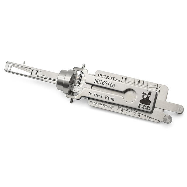 Lishi HU162T(9) 2-in-1 Pick Decoder Tool Professional Locksmith Tool Unlocking Tools Lock Decoder Lishi 2-in-1 Auto Tools