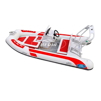 Bateau à rames Hedia 14 pieds, coque en aluminium, bateaux à rames Hypalon 420