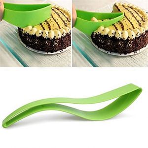 Cortadores de pastel, rebanada de pastel pequeño, utensilio de plástico para cocina, cortador de panqueques, hoja rebanadora, novedoso, práctico, herramientas para hornear, kit divisor - Product Image 4